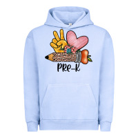 Peace Love Pre K Urban Hoodie | Teevron