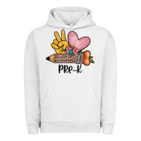 Pigment Lunar Rock peace love pre k Urban Hoodie - JahusDesignShop