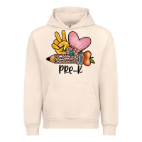 Sandshell peace love pre k Urban Hoodie - JahusDesignShop