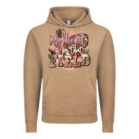 Vintage Coffee my heart is on that field Vintage Hoodie - FaDigitalArtStudio