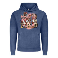 Vintage Denim my heart is on that field Vintage Hoodie - FaDigitalArtStudio
