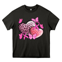 Asphalt Cancer hearts Cancer Awaneress Heavy Core Tee - HowdyJamesFarm
