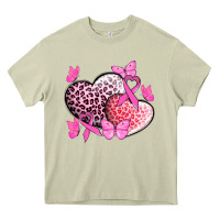Mossy Cancer hearts Cancer Awaneress Heavy Core Tee - HowdyJamesFarm