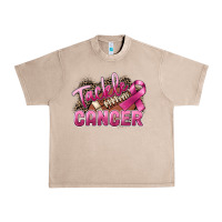 French Oak Tackle cancer Football Urban Heavy Tee - FaDigitalArtStudio