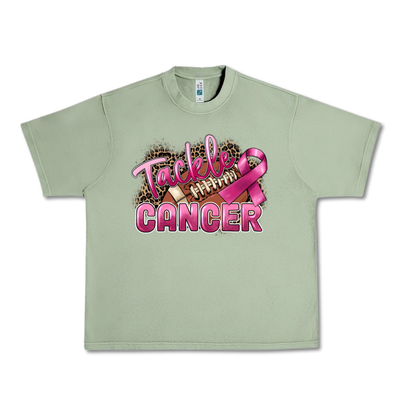 Tackle Cancer Football Urban Heavy Tee by FaDigitalArtStudio | Teevron