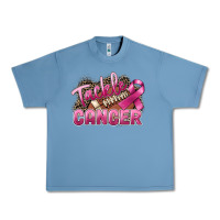 Pebble Blue Tackle cancer Football Urban Heavy Tee - FaDigitalArtStudio