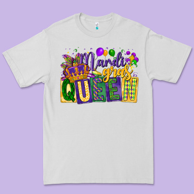 Mardi Gras Queen Premium Tee Designed By Cowgirlartshop