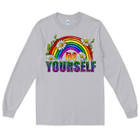 Moon Dust Be Yourself Pride Lgbtq Long Sleeve Tee - BundleAndBundleShop