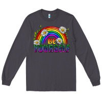 Smoke Be Yourself Pride Lgbtq Long Sleeve Tee - BundleAndBundleShop