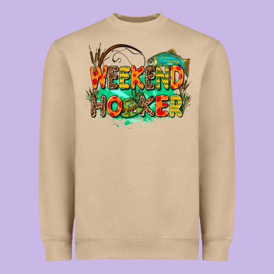 Weekend Hooker Heavyweight Sweatshirt Designed By Adodesignshop