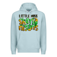 Blue Mist little miss shenanigans St. Patrick's Premium Hoodie - LillyAllenDesigns