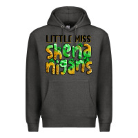 Charcoal Heather little miss shenanigans St. Patrick's Premium Hoodie - LillyAllenDesigns