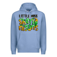 Colony Blue little miss shenanigans St. Patrick's Premium Hoodie - LillyAllenDesigns