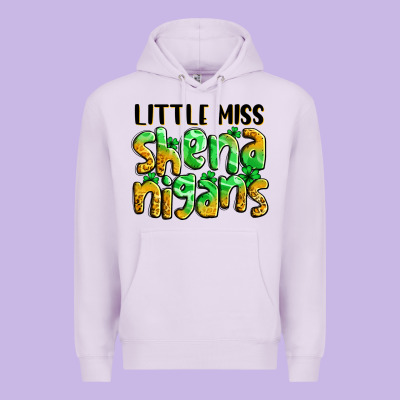 Little Miss Shenanigans St. Patrick's Premium Hoodie Designed By Lillyallendesigns