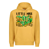 Mustard little miss shenanigans St. Patrick's Premium Hoodie - LillyAllenDesigns
