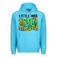 Ocean Blue little miss shenanigans St. Patrick's Premium Hoodie - LillyAllenDesigns