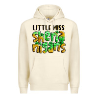 Sandshell little miss shenanigans St. Patrick's Premium Hoodie - LillyAllenDesigns