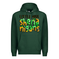 Sports Green little miss shenanigans St. Patrick's Premium Hoodie - LillyAllenDesigns