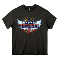 Asphalt happy memorial day Heavy Core Tee - HowdyJamesFarm