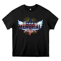 Black happy memorial day Heavy Core Tee - HowdyJamesFarm
