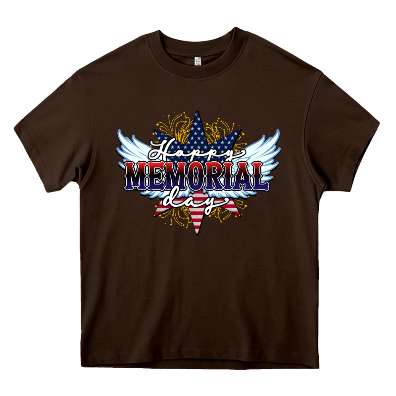 Happy Memorial Day Heavy Core Tee by HowdyJamesFarm | Teevron