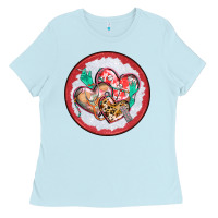 Baby Blue nurse coaster Ladies Tee - CowGirlArtShop