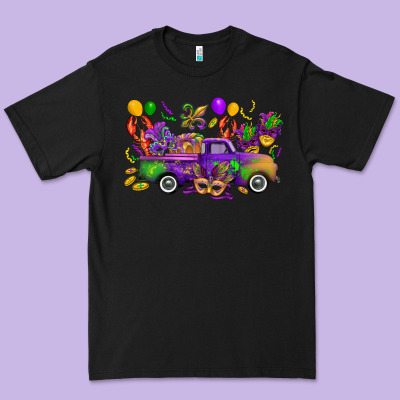 Mardi Gras Truck Premium Tee Designed By Cowgirlartshop