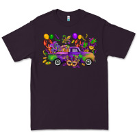 Plum mardi gras truck Premium Tee - CowGirlArtShop