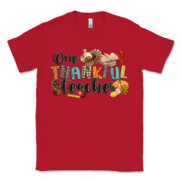 Red one thankful teacher Classic Tee - CowGirlArtShop