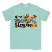 Seafoam one thankful teacher Classic Tee - CowGirlArtShop