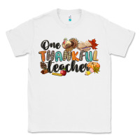 White one thankful teacher Classic Tee - CowGirlArtShop