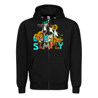 Black live simply Zipper Hoodie - AdoDesignShop
