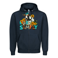 Navy live simply Zipper Hoodie - AdoDesignShop
