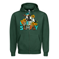Sports Green live simply Zipper Hoodie - AdoDesignShop