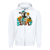 White live simply Zipper Hoodie - AdoDesignShop
