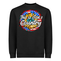 Black this is god's country Heavyweight Sweatshirt - AdoDesignShop