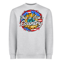 Heather Grey this is god's country Heavyweight Sweatshirt - AdoDesignShop