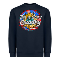 Navy this is god's country Heavyweight Sweatshirt - AdoDesignShop