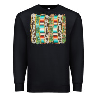 Black western brushstroke Premium Sweatshirt - AdoDesignShop