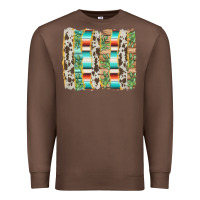 Chestnut western brushstroke Premium Sweatshirt - AdoDesignShop