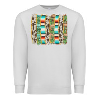 Dove Grey western brushstroke Premium Sweatshirt - AdoDesignShop