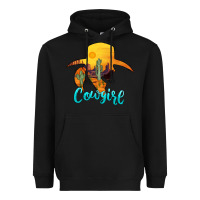 Black cowgirl western Heavyweight Hoodie - AdoDesignShop