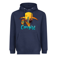 Navy cowgirl western Heavyweight Hoodie - AdoDesignShop