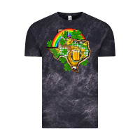 Cloud Black Texas St. Patrick's Day Vintage Tee - OliviaCreatesArt