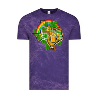 Cloud Purple Texas St. Patrick's Day Vintage Tee - OliviaCreatesArt