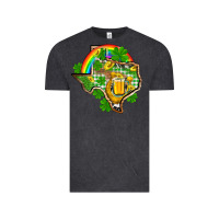 Vintage Black Texas St. Patrick's Day Vintage Tee - OliviaCreatesArt