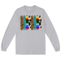 Moon Dust serape leopard tooled leather cowhide background Long Sleeve Tee - RanaPortraitStore
