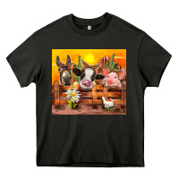 Asphalt farm animal Heavy Core Tee - TumblerDesignByShophia