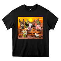 Black farm animal Heavy Core Tee - TumblerDesignByShophia