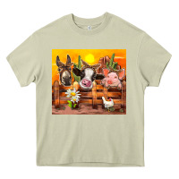 Mossy farm animal Heavy Core Tee - TumblerDesignByShophia